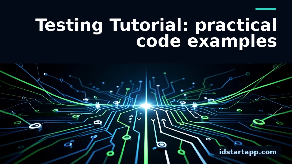 Testing Tutorial: Practical Code Examples for Developers