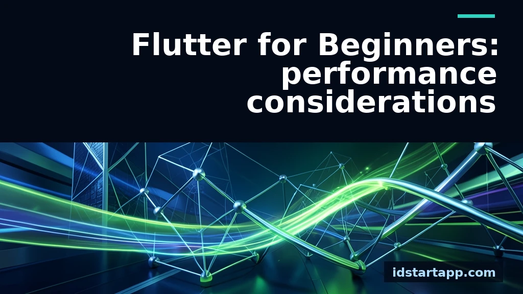 Flutter for Beginners: Key Performance Considerations