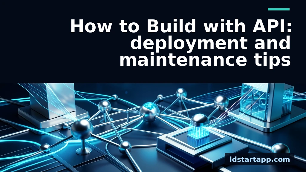 Building with APIs: Deployment and Maintenance Guide