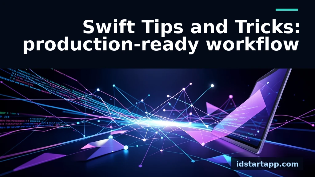 Swift Tips and Tricks: Building a Production-Ready Workflow