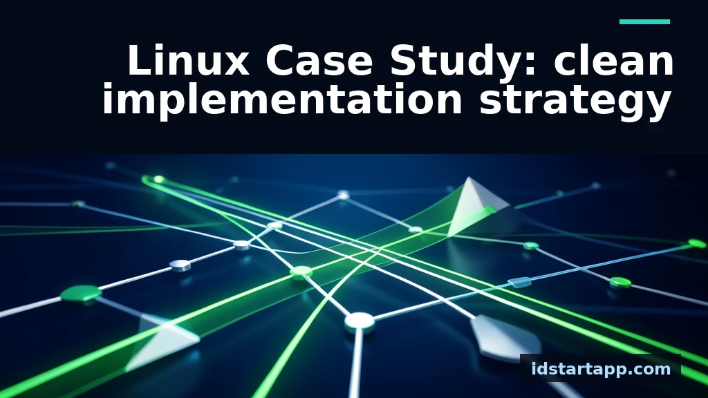 Linux Implementation Strategy: A Practical Case Study