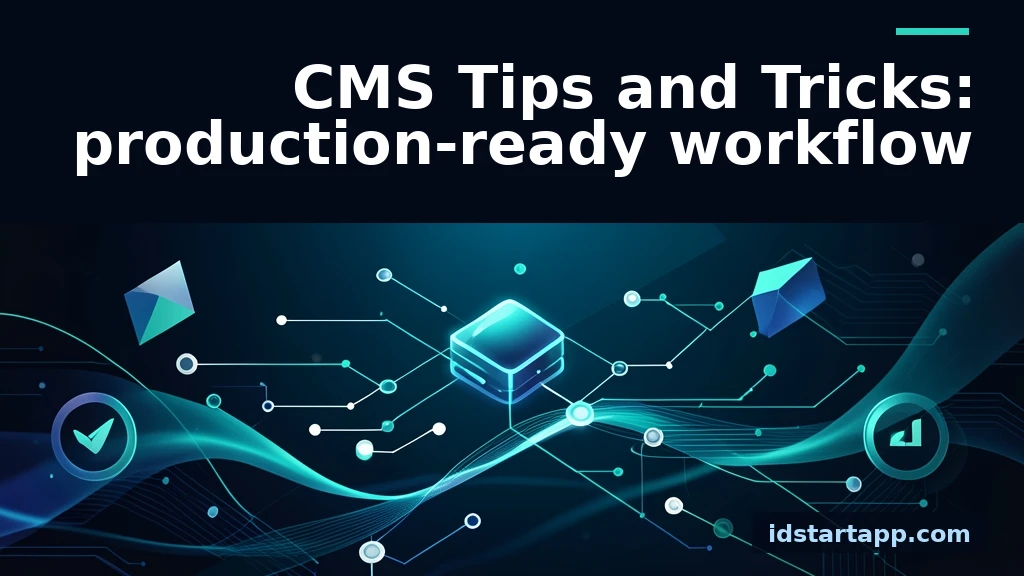 CMS Tips and Tricks: Building a Production-Ready Workflow