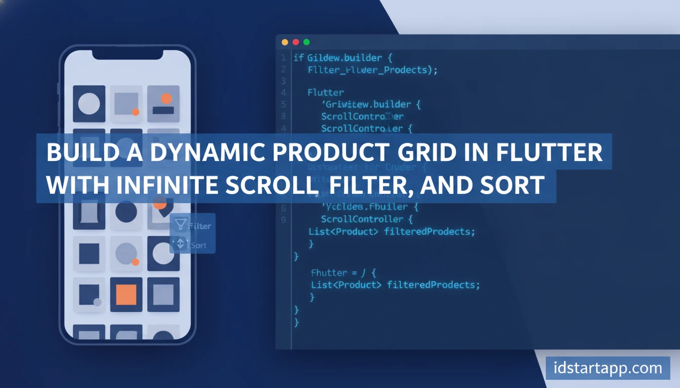 Build a Dynamic Product Grid in Flutter with Infinite Scroll, Filter, and Sort