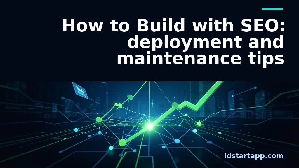 Building with SEO: Deployment and Maintenance Tips