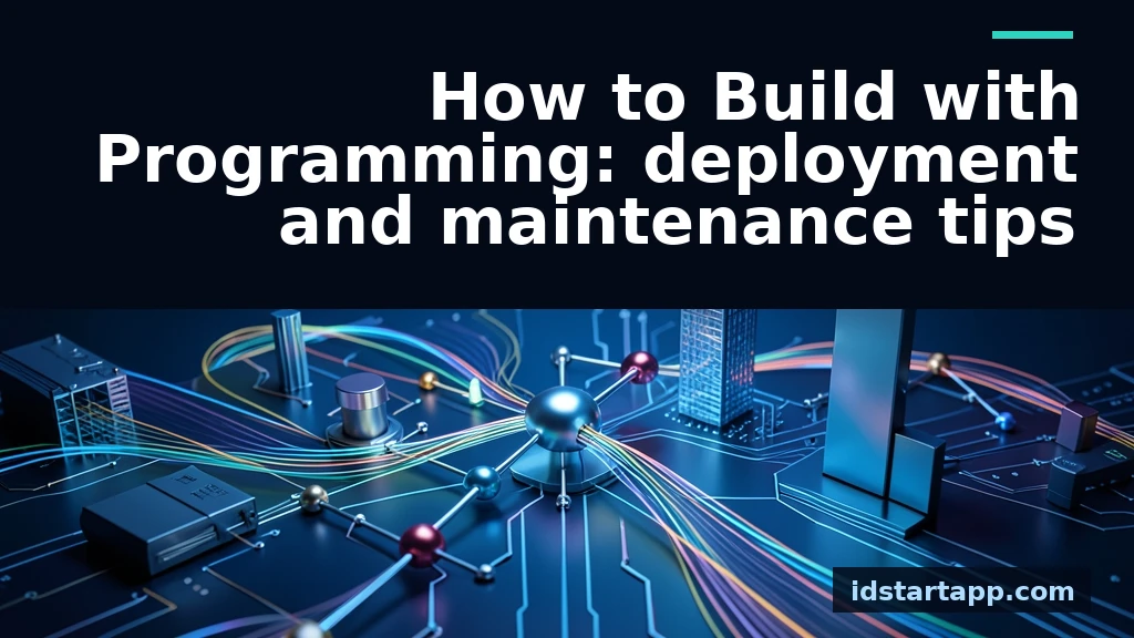 How to Build with Programming: Deployment and Maintenance