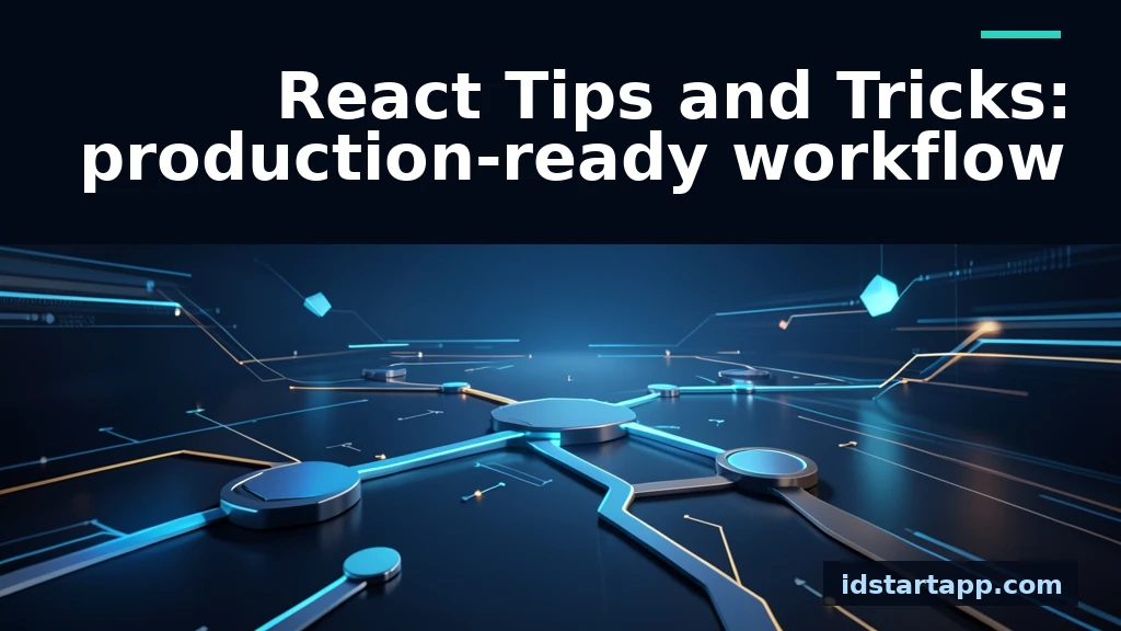 React Tips and Tricks: Building a Production-Ready Workflow