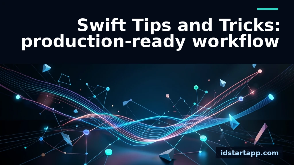 Swift Tips and Tricks for a Production-Ready Workflow