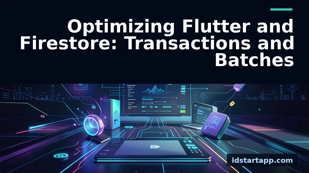 Optimizing Flutter and Firestore: Transactions and Batches
