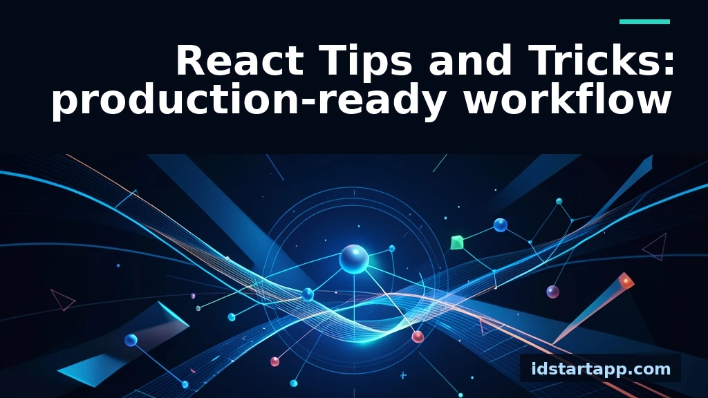 React Tips and Tricks for a Production-Ready Workflow