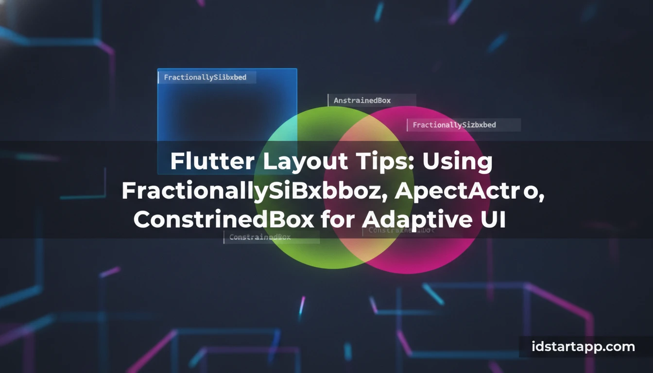 Flutter Layout Tips: Using FractionallySizedBox, AspectRatio, ConstrainedBox for Adaptive UI