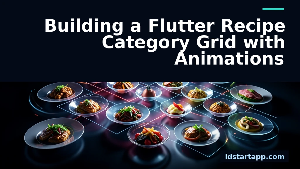 Building a Flutter Recipe Category Grid with Animations