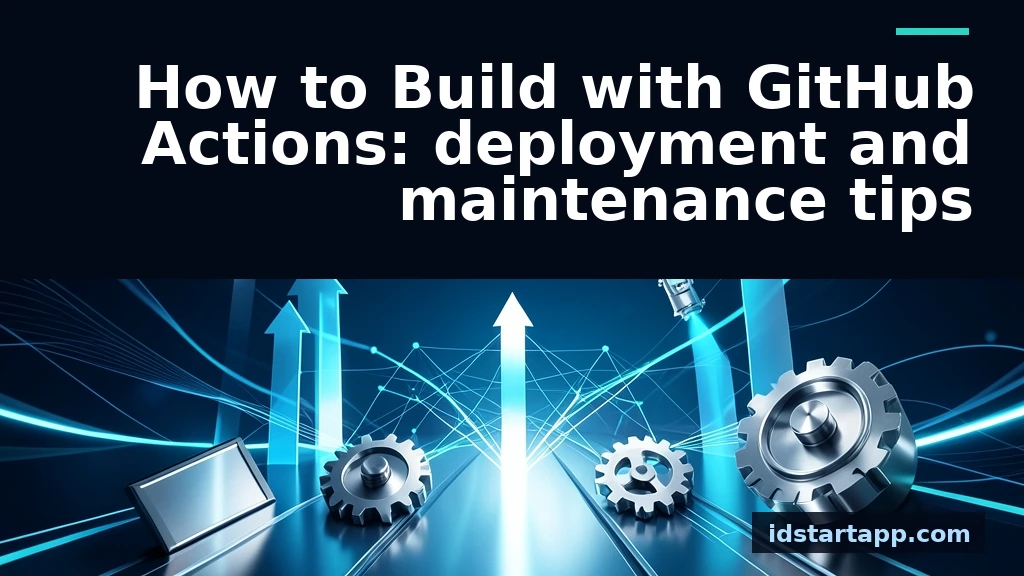 How to Build with GitHub Actions: Deployment and Maintenance