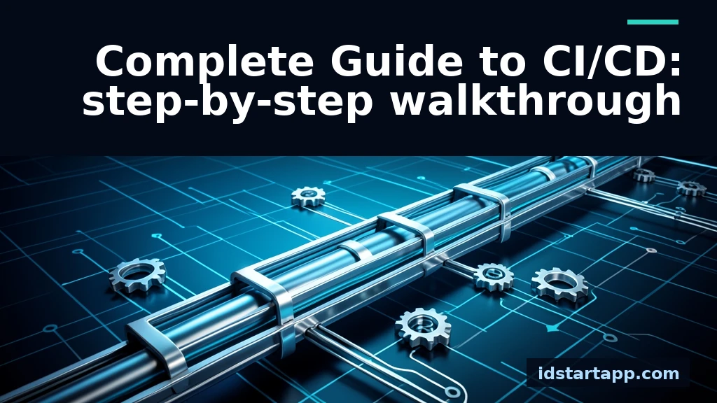 Complete Guide to CI/CD: A Step-by-Step Walkthrough