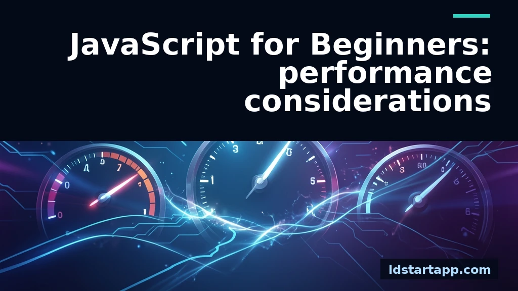JavaScript Performance Tips: A Guide for Beginners