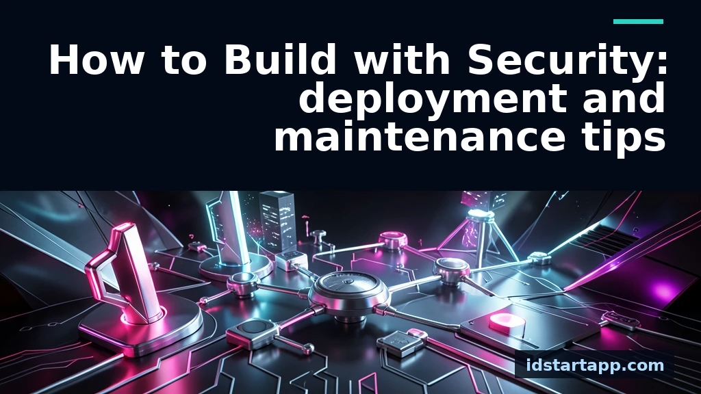 How to Build with Security: Deployment and Maintenance