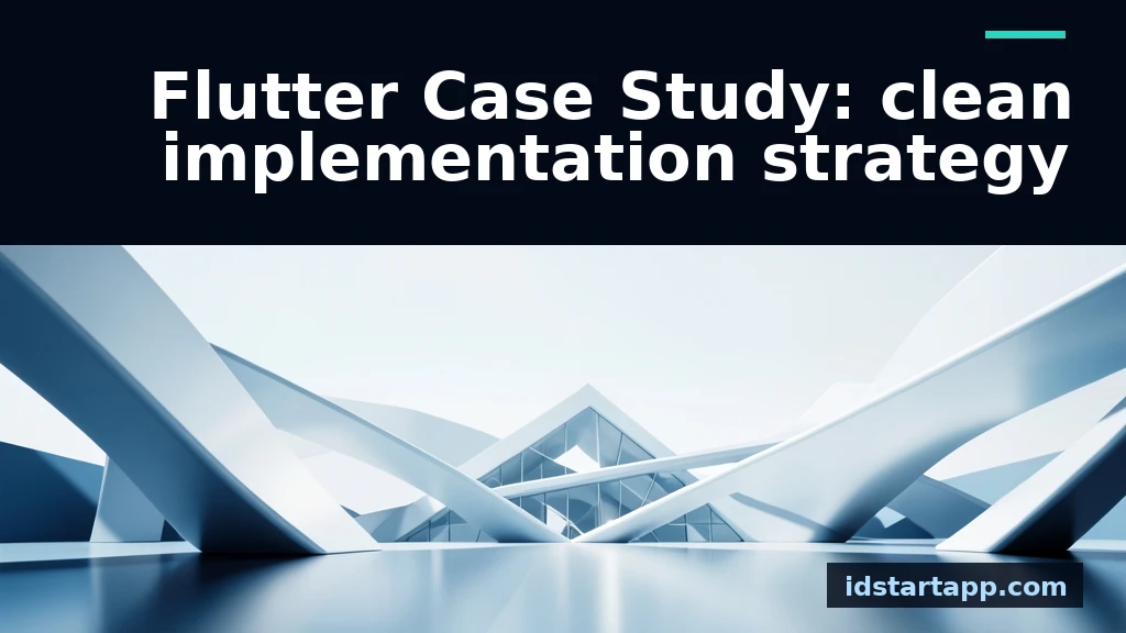 Flutter Case Study: Clean Implementation Strategy