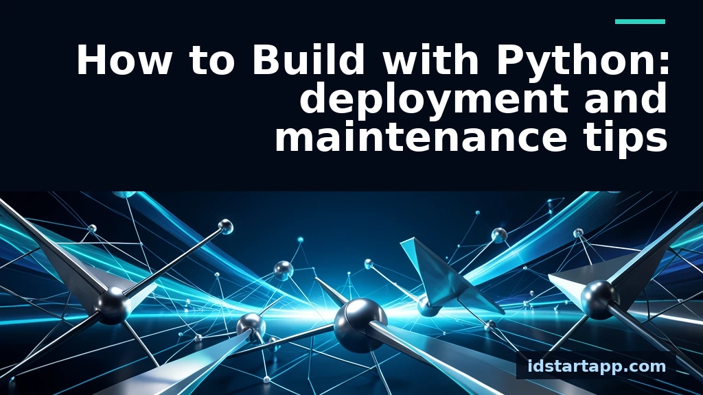Building with Python: Deployment and Maintenance Tips
