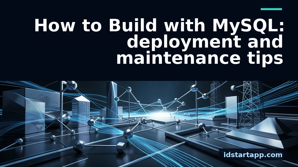How to Build with MySQL: Deployment and Maintenance Tips