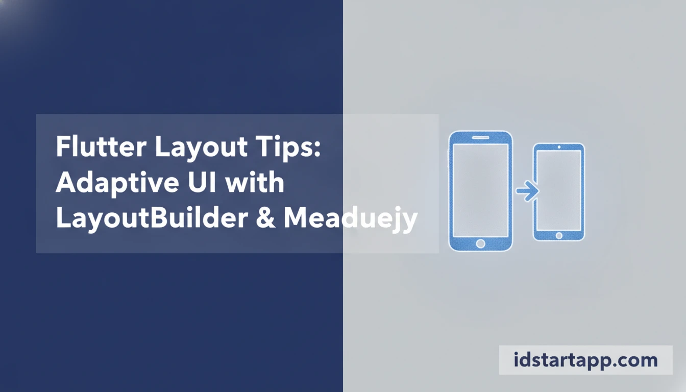 Flutter Layout Tips: Adaptive UI with LayoutBuilder & MediaQuery