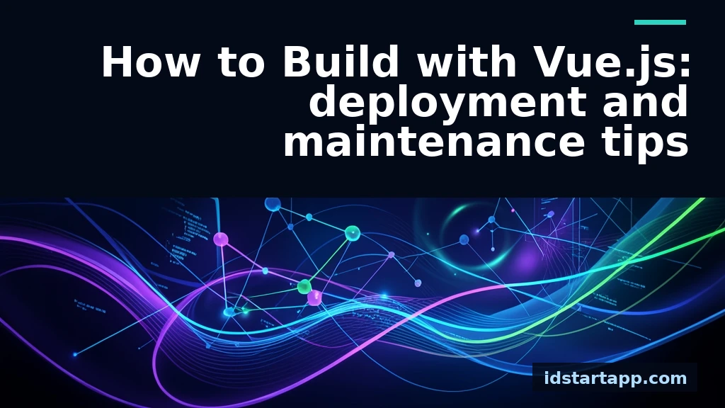 Building with Vue.js: Deployment and Maintenance Guide