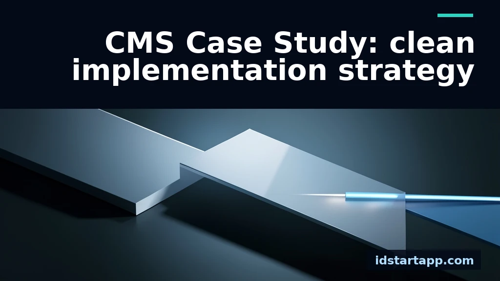 CMS Case Study: A Clean and Scalable Implementation Strategy