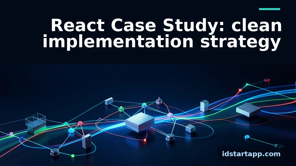 React Case Study: A Clean Implementation Strategy for Apps
