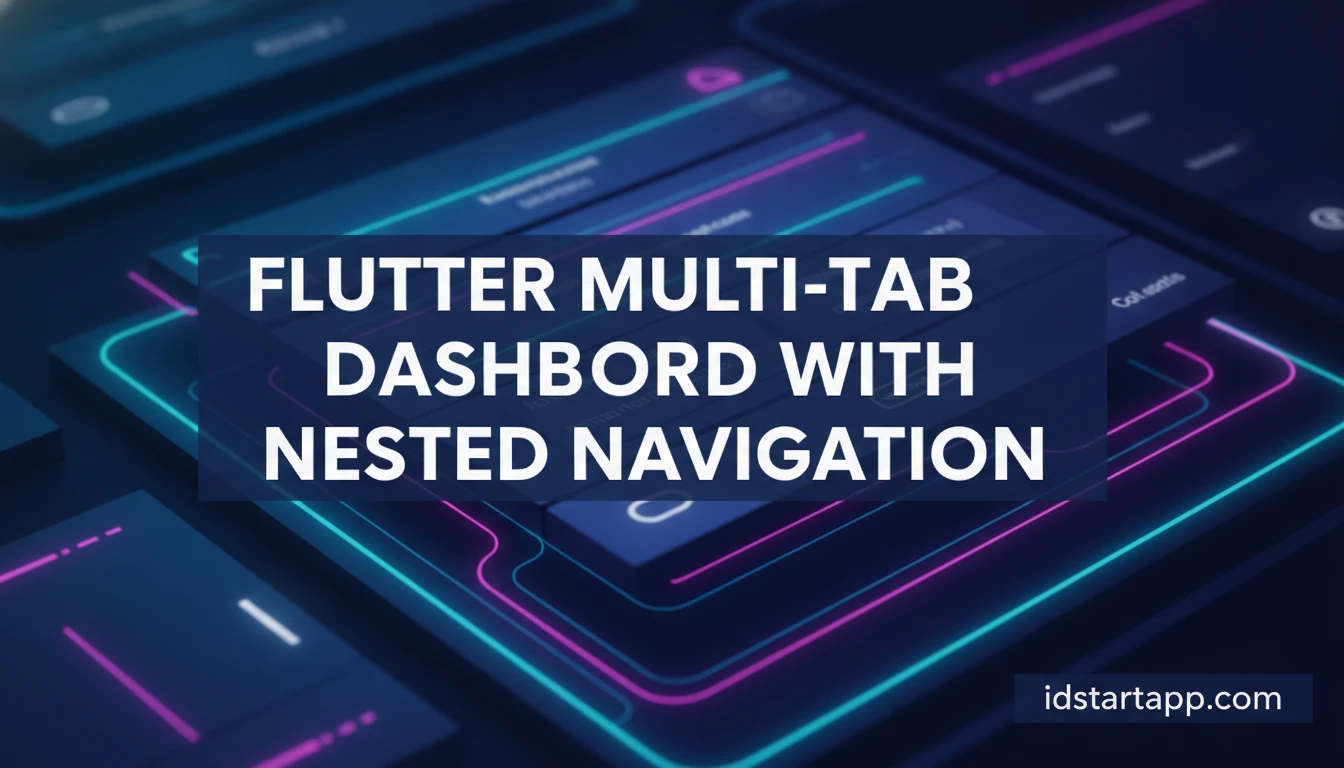 Flutter Multi-Tab Dashboard with Nested Navigation