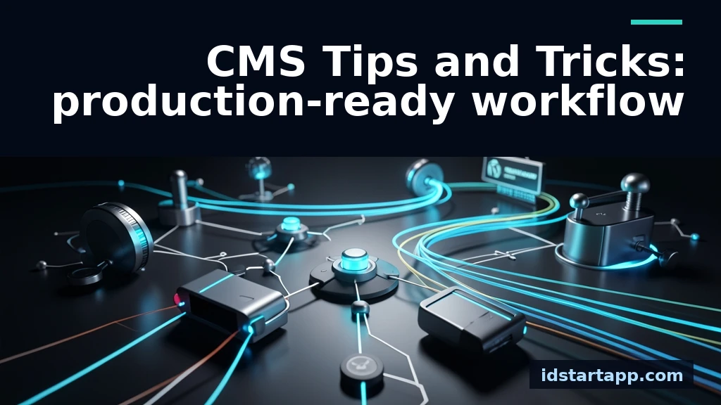 CMS Tips and Tricks: Building a Production Workflow