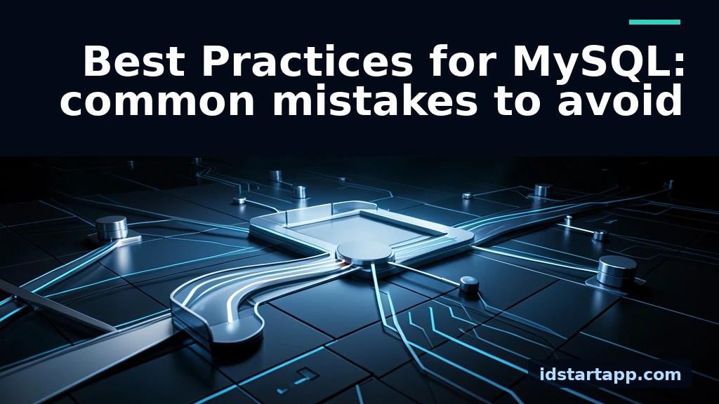 Best Practices for MySQL: Common Mistakes to Avoid