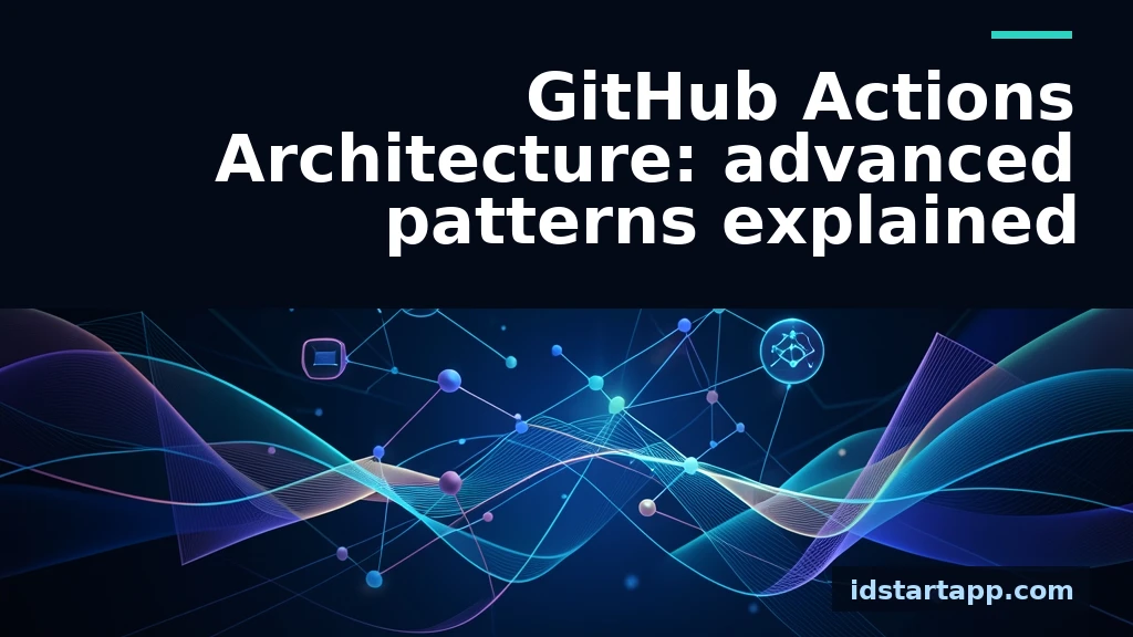 GitHub Actions Architecture: Advanced Patterns Explained