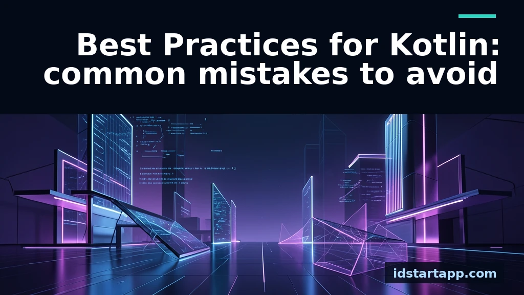 Best Practices for Kotlin: Common Mistakes to Avoid