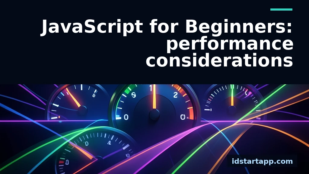 JavaScript Performance Tips for Beginners: Build Faster Apps